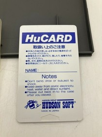 Japanese only Japan Region Evil Saint Sword Necromancer HuCARD PC Engine