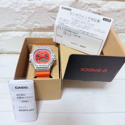 Casio G-SHOCK DW-5900EU-8A4JF Euphoria Silver x Orange Men's Watch