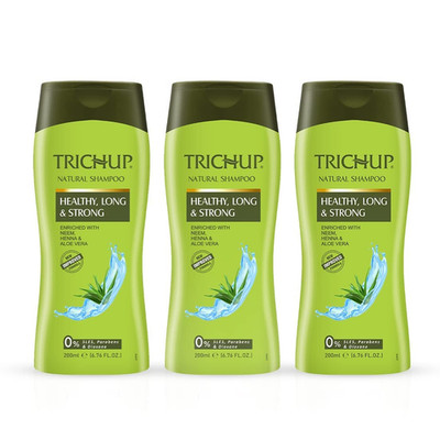 Trichup Healthy Long Strong Herbal Hair Shampoo 200 Ml X 2 Pack Of 2