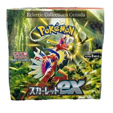 POKEMON SCARLET EX - SV1S - BOOSTER BOX JAPANESE NEW/SEALED CANADIAN SELLER