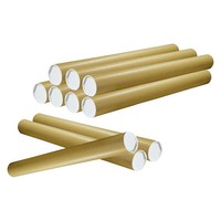Versandrohre (H X Ø) 1000 X 100 Mm, Braun, 10 StüCk