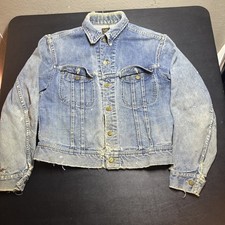 Vintage 60s Lee Rider 101-J Denim Jacket Size 44