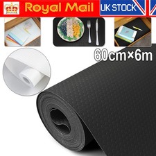 Bulk Roll - 6m Non-Slip Waterproof Drawer Shelf Liner Mat Cabinet Storage Pad UK