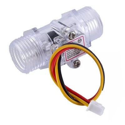 G1/2'' Copper Water Flow Hall Sensor Switch Flow Meter Flowmeter Counter