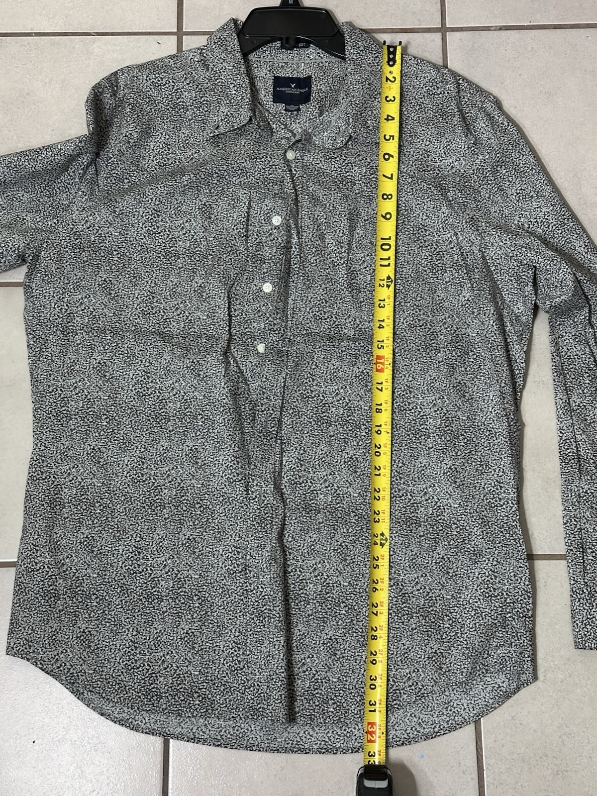 American Eagle Men Gray Button Shirt Seriously So… - image 6