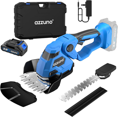 Tagliasiepi Tagliasiepi Senza Fili, 2 in 1 Tagliasiepi Elettrico a Batteria&Erba Karitè - Foto 1 di 12