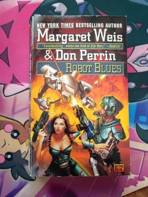 Margaret Weis & Don Perrin Robot Blues Mag Force 7 ROC Sci-Fi Paperback