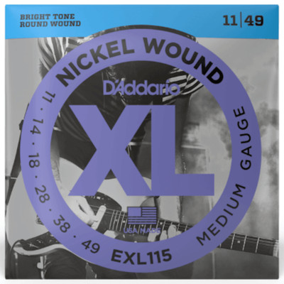 D'Addario EXL115 XL 11-49 BLUES/JAZZ ROCK E-Gitarrensaiten