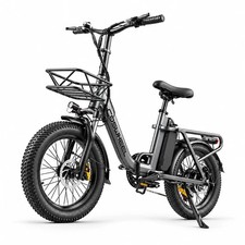 Coswheel Y20L Bicicleta Eléctrica Fat Bike 20X3 48V 750W 15Ah 45 Kmh Plata
