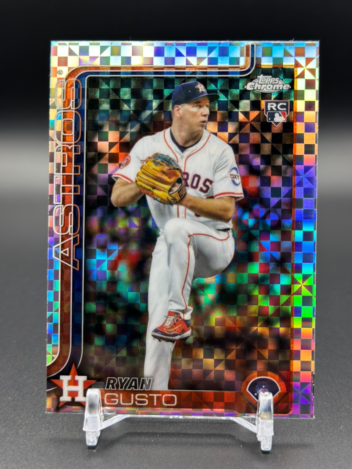 2025 Topps Chrome Update - Ryan Gusto #USC107 X-Fractor (RC) | Houston Astros