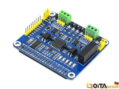 WaveShare 2-Kanal Isolated RS485 Expansion HAT SC16IS752(chip)  für Raspberry Pi