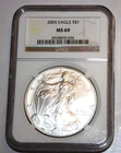 NGC 2005-P-American Silver Eagle MS-69