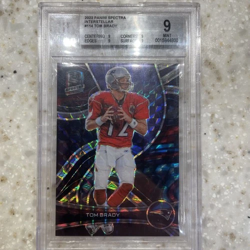 2022 Panini Spectra Interstellar Tom Brady #114 /60  BGS 9
