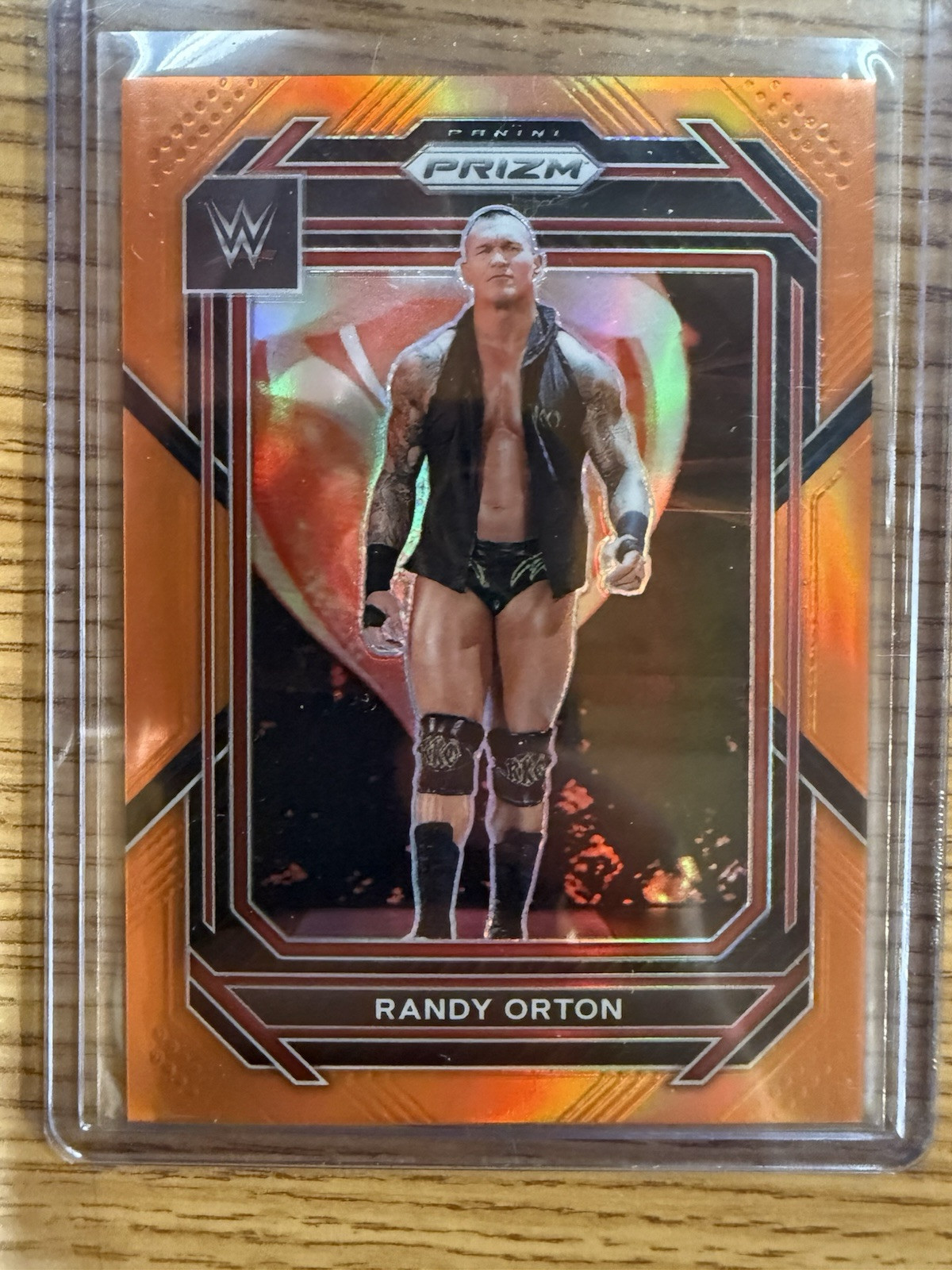 Rare 2023 Prizm WWE Prizm Orange #200 Randy Orton #’d /99 Hot $