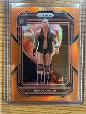 Rare 2023 Prizm WWE Prizm Orange #200 Randy Orton #’d /99 Hot $