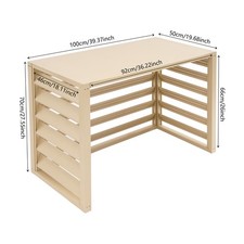 Air Conditioner Fence Screen Privacy Fence Air Conditioning Cover 100*50*70cm