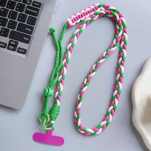 Durable Woven Phone Strap Crossbody Lanyard for Mobile Phones for Women & Men - Photo 7 sur 22