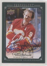 2018 Chronology Canvas Timeless Memories Green 8/10 Lanny McDonald Auto HOF 00b6