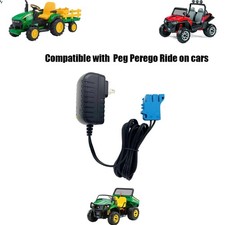 12-Volt Small Plug Charger for Peg Perego Battery,12V Charger for Peg Perego ...