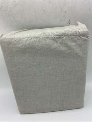 Threshold full Sheet Sheet Set Light Green Organic Cotton
