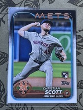 2024 Topps Update Series #US253 Rookie Debut Christian Scott (RC)