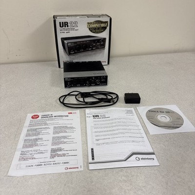 Steinberg UR22 2x2 USB 2.0 24-Bit/192kHz Audio Interface Cubase AI