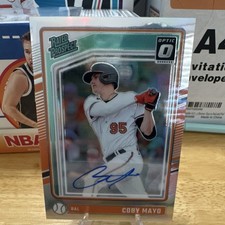 Panini Donruss Optic 2024 Coby Mayo #144 Autographed Signatures RC
