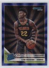 2019-20 Panini Donruss Rated Rookie Press Proof Blue Laser /49 Cam Reddish 0s55