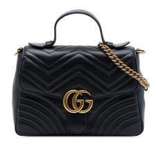 Gucci Small GG Marmont Matelasse Cuir sac à anse supérieure