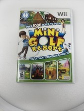 Mini Golf Resort (Nintendo Wii, 2010) Game With Manual
