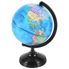 WORLD GLOBE EARTH Map Rotating Geography Ocean Classroom Learning Desktop 6