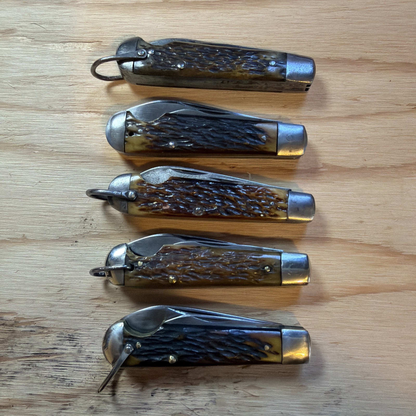 WW2 Easy Open Imperial Navy Utility Knife Lot 1936-1942