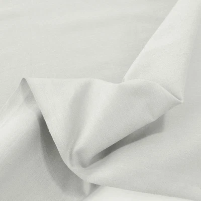 TOLKO STOFFE 8m grau Baumwollstoff Popeline Stoff Kleid Kissen Vorhang Gardine Meterware