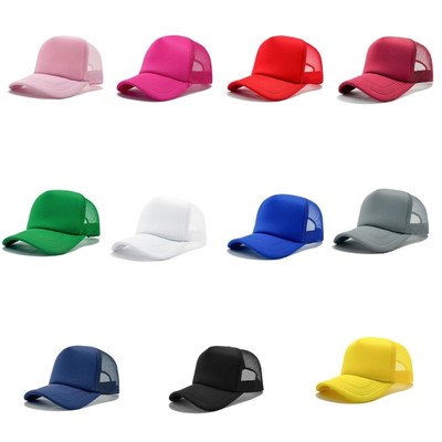 Adjustable Sporty Hat Sun Hat Truckers Hat Lightweight For Men Women Kids