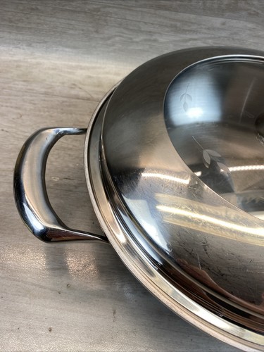 Princess House VIDA SANA® PENTOLE IN ACCIAIO INOX 5 STRATI 13" Padella USATA - Foto 2 di 16