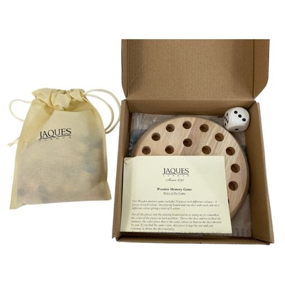 Jacques London Memory Würfelspiel aus Holz Handarbeit verpackt 89113 gebraucht