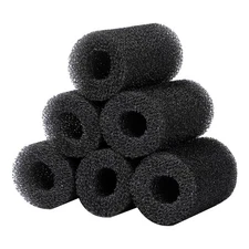 AQUANEAT 6 Pack Pre Filter Sponge Aquarium Shrimp Fry Fish Tank 0.8” Foam Cover
