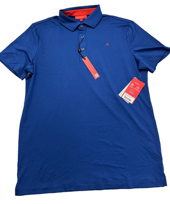 Redvanly Alpine Polo Color Mazarine Blue Size Medium New With Tag