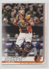 2019 Topps Factory Set 582 Montgomery Club Caleb Joseph #17 0c4