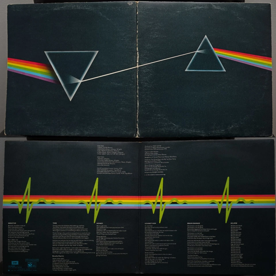 Pink Floyd Dark Side Moon LP, photo 2 sur 5