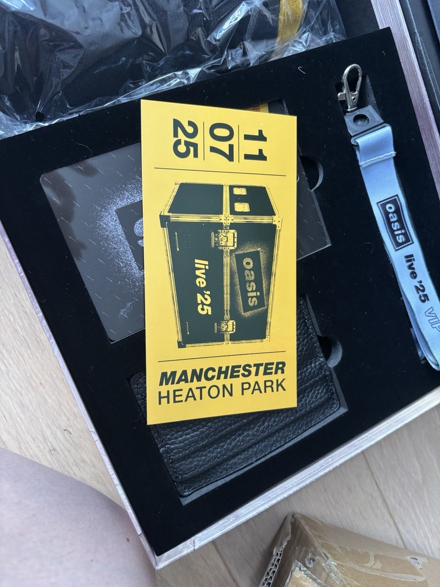 OASIS Live '25 Rare VIP Collector's Box- Manchester Night 1 (11