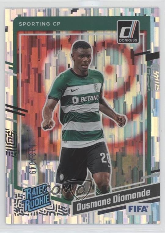 2023 Panini Donruss FIFA Rated Silver /349 Ousmane Diomande #190 Rookie RC 10yl