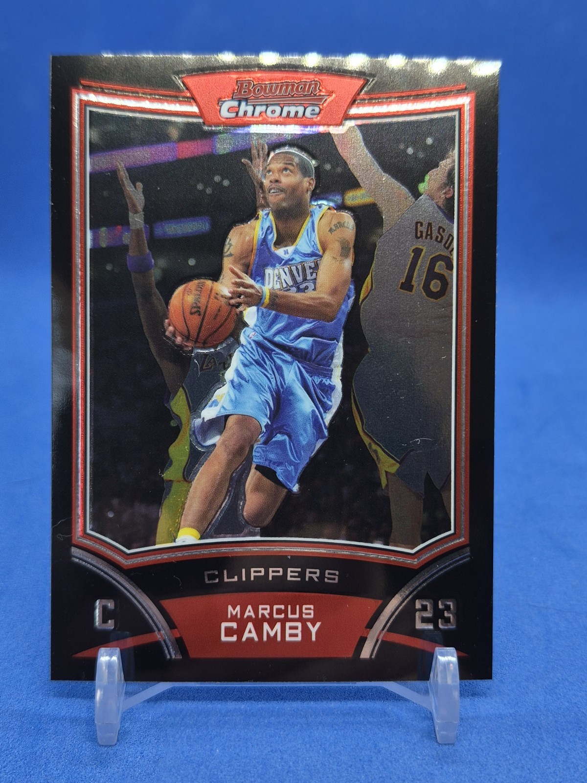 2008-09 Bowman Draft Picks & Stars Chrome Marcus Camby #77