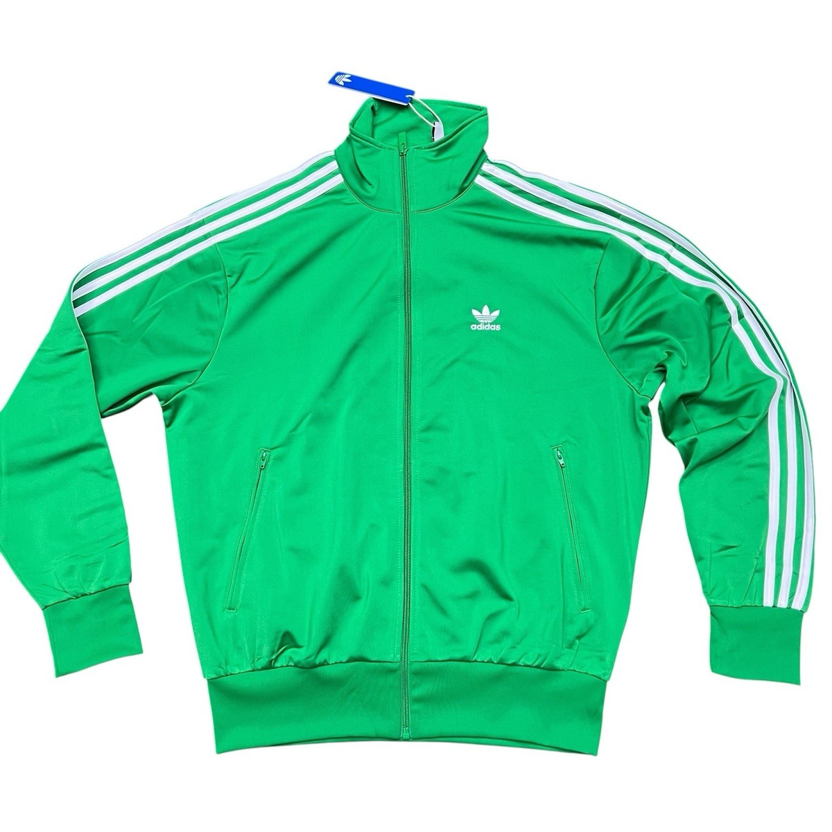 Adidas Adicolor Firebird Track Jacket Mens Size Medium Green