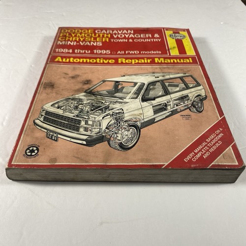 Haynes Auto Repair Manual Dodge Caravan Plymouth Voyager 1984-1995 #30010 - Bild 2 von 12