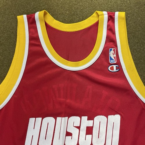Camiseta Campeón NBA Hakeem Olajuwon Años 90 Houston Rockets Talla 44/L De Colección - Imagen 5 de 18
