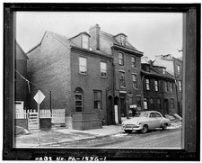 1. General view, two-and-a-half story house at left. (The house next door is