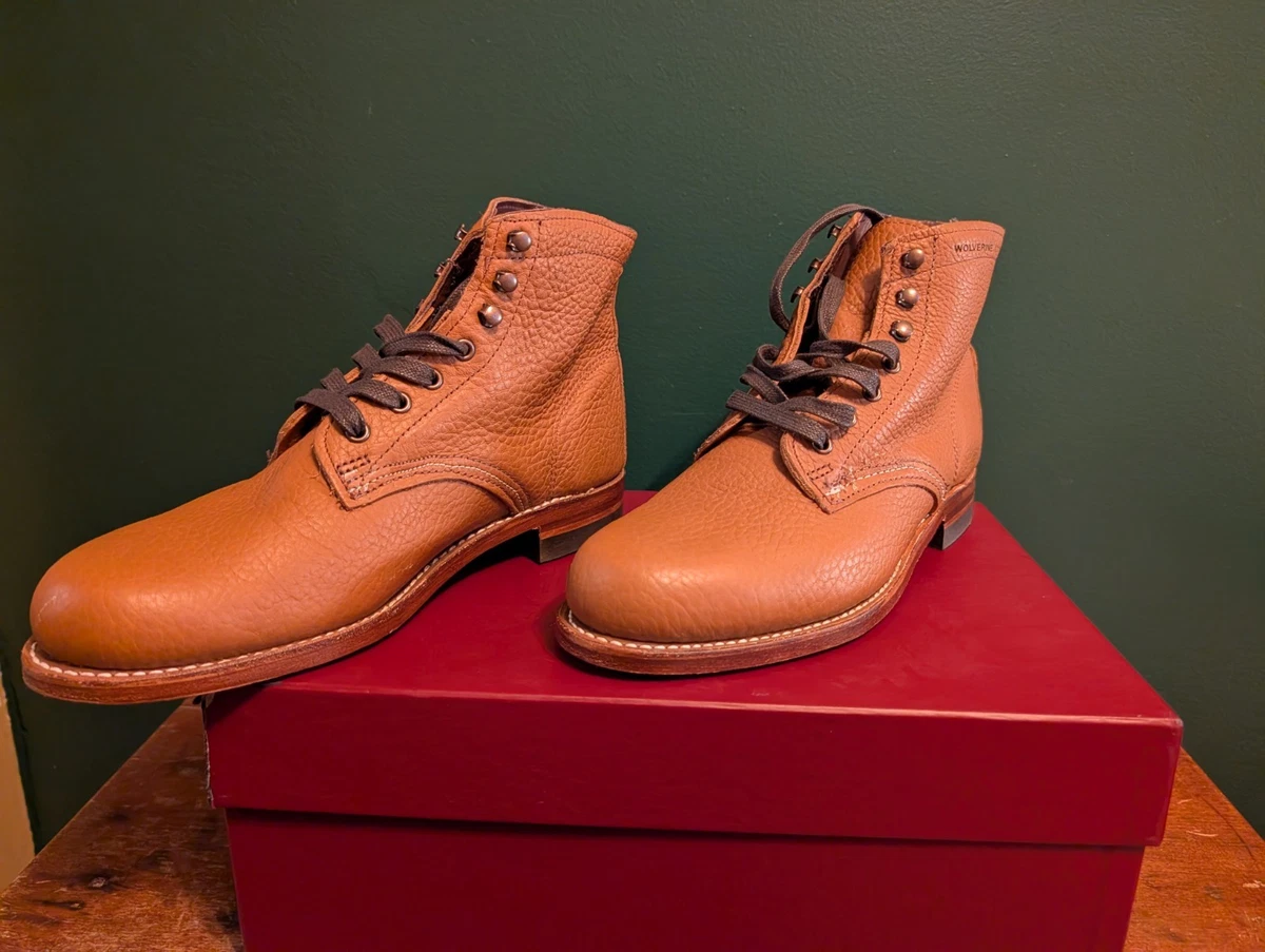 Brown Wolverine 1000 Mile Boots for Men for sale | eBay