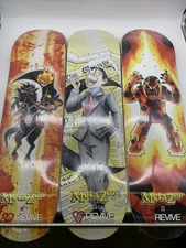 Revive x MetaZoo Skateboard Decks Bundle Of 3! Brand New Still In Wrap! MZ0787