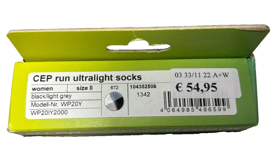 Sport Fitness  CEP Damen "RUN  ULTRALIGHT COMPRESSION SOCKS" Gr.:II - Bild 3 von 4